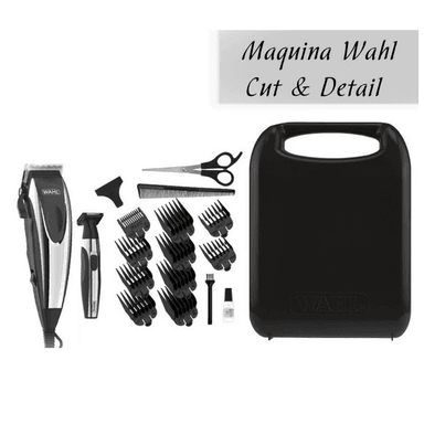 MAQUINA DE CORTAR CABELLO WAHL 09243-6218 CUT & DETAIL 18 PIEZAS - 6