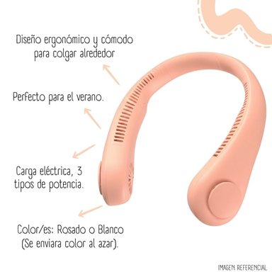 VENTILADOR PORTATIL HC-D003 CUELLO RECARGABLE - 2