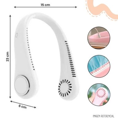 VENTILADOR PORTATIL HC-D003 CUELLO RECARGABLE - 3