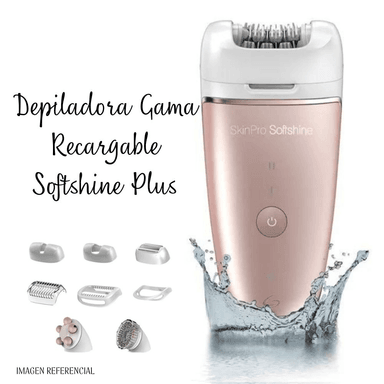 DEPILADORA INALÁMBRICO GAMA RECARGABLE SOFTSHINE PLUS BECDP0000000301 2 VELOCIDADES