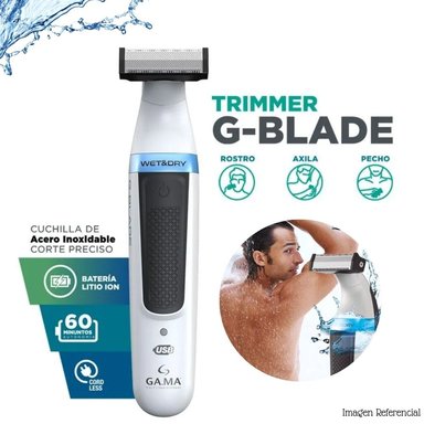 AFEITADORA GAMA G-BLADE INALAMBRICA WET Y DRY - 6