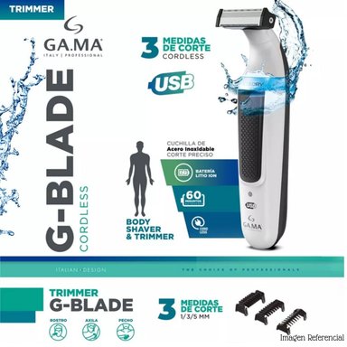 AFEITADORA GAMA G-BLADE INALAMBRICA WET Y DRY - 8