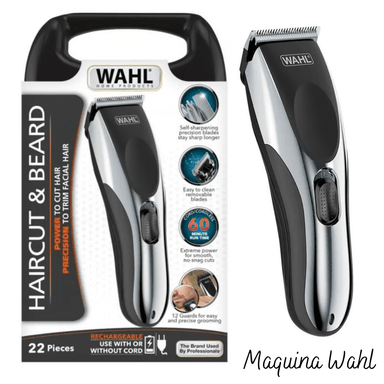 MAQUINA WAHL 3024610 CORTAR CABELLO HAIRCUT BEARD 22 PIEZAS