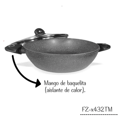 PEROL FINEZZA FZ-X432TM ULTRAGRANITO 32 CM PLOMO - 3