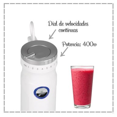 LICUADORA IMACO HB400 MANO – DUAL MIX 400WATTS - 4