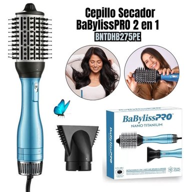 CEPILLO Y SECADOR BABYLISS PRO BNTDHB275PE AIRE CALIENTE 2 EN 1