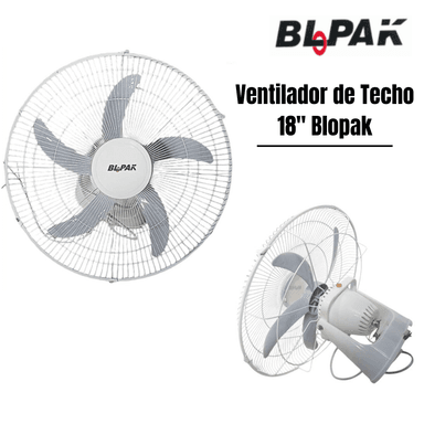 VENTILADOR DE TECHO BL-314 80 WATTS BLOPAK 18"