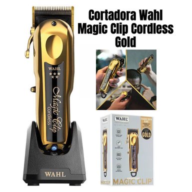 CORTADORA WAHL 8148-700 MAGIC CLIP CORDLESS GOLD