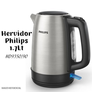 HERVIDOR PHILIPS  DE ACERO INOX. DE 1.7LT - HD9350