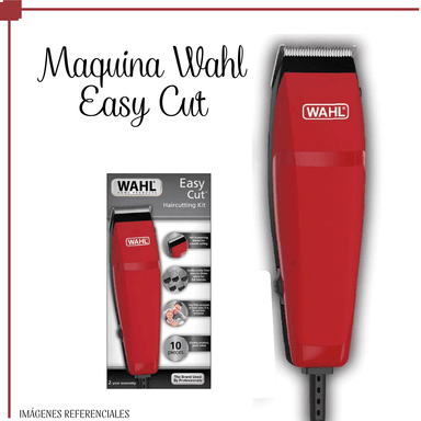 MAQUINA WAHL EASY CUT 10 PIEZAS - ROJO