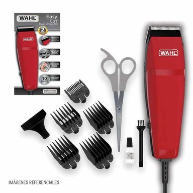MAQUINA WAHL EASY CUT 10 PIEZAS - ROJO - 4