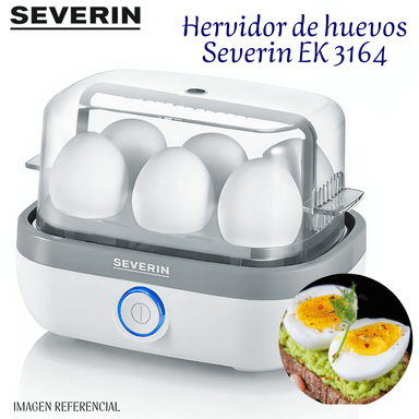 HERVIDOR DE HUEVOS SEVERIN BLANCO EK3164