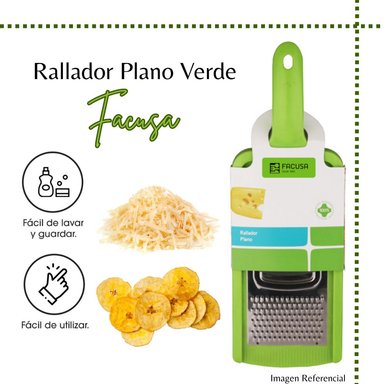 RALLADOR PLANO VERDE FACUSA-BLISTER