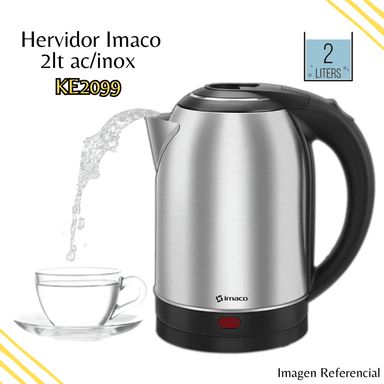 HERVIDOR ELECTRICO DE ACERO INOXIDABLE DE 2 LT DE 1500W - KE2099