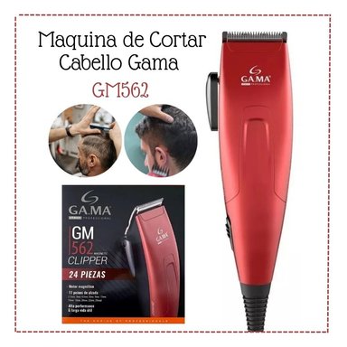MÁQUINA DE CORTAR CABELLO GAMA GM562 24 PIEZAS