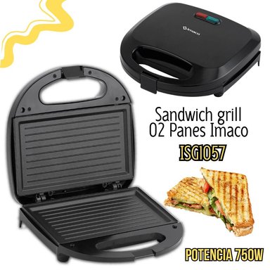 SANDWICHERA GRILL 02 PANES IMACO - ISG1057