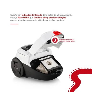 ASPIRADORA THOMAS DE 1500 WATTS TH-1415 - 2