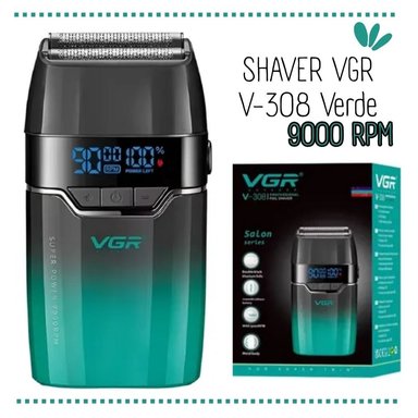 SHAVER RECARGABLE VGR V-308  - VERDE