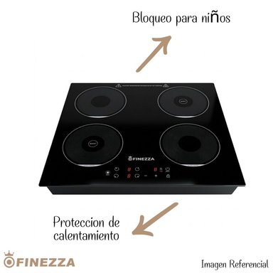 COCINA DE INDUCCION 4 HORNILLA FINEZZA - FZ-318IN4 - 3