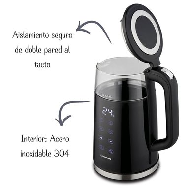 HERVIDOR DIGITAL TAURUS DE 1.7LT - NEOGLASS - 2