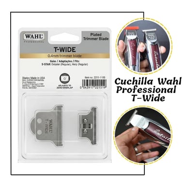 CUCHILLA WAHL T-WIDE REPUESTO 02215-1108 - 1