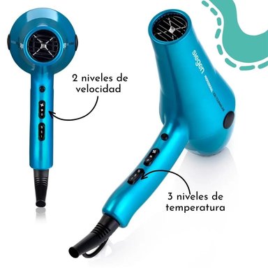 SECADOR DE CABELLO SIEGEN 2000 WATTS SG-3049C02 - CELESTE - 4