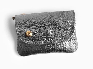 MONEDERO TARJETERO IRISABA PARA MUJER SERENA PLATEADO