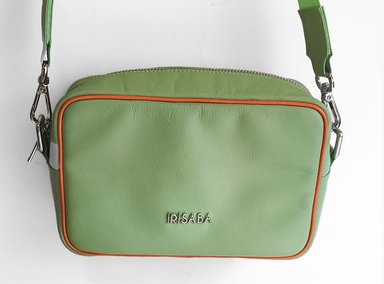 CARTERA CROSSBODY IRISABA DALIA CUERO VERDE MENTA