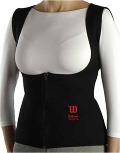 CHALECO WILSON MEDICINAL MUJER L NEGRO