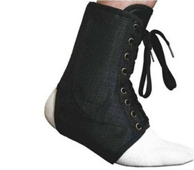 TOBILLERA WILSON MEDICINAL PRO C/SOP LATERALES DE ACERO NEGRO