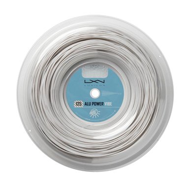CUERDAS WILSON ALU POWER VIBE REEL 125 RAQUETA LUXILON BLANCO
