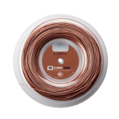 CUERDAS WILSON ELEMENT ROUGH 130 200M REEL RAQUETA LUXILON NARANJA OSCURO