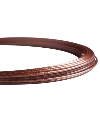 CUERDAS WILSON ELEMENT ROUGH 130 200M REEL RAQUETA LUXILON NARANJA OSCURO - 2