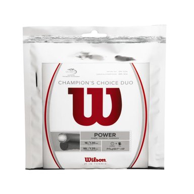 CUERDAS WILSON CHAMPIONS CHOICE DUO RAQUETA NATURAL
