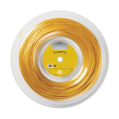 CUERDAS WILSON LUXILON 4G 130200M REEL RAQUETA AMARILLO