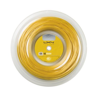 CUERDAS WILSON 4G ROUGH 125 200M REEL RAQUETA LUXILON AMARILLO
