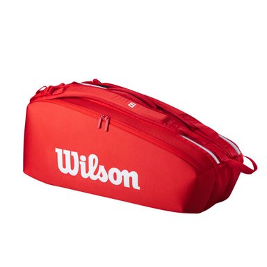 RAQUETERO DE TENIS WILSON SUPER TOUR WILSON RED 6PK 2025 RED