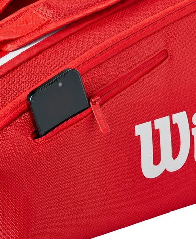 RAQUETERO DE TENIS WILSON SUPER TOUR WILSON RED 6PK 2025 RED - 4