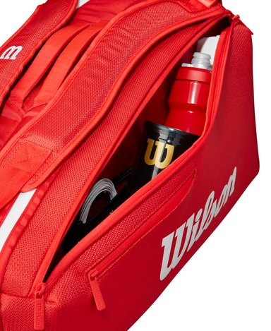 RAQUETERO DE TENIS WILSON SUPER TOUR WILSON RED 6PK 2025 RED - 5