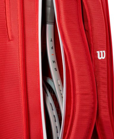 RAQUETERO DE TENIS WILSON SUPER TOUR WILSON RED 6PK 2025 RED - 6
