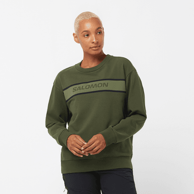 CASACA ESSENTIAL CREW NECK W MUJER - SALOMON