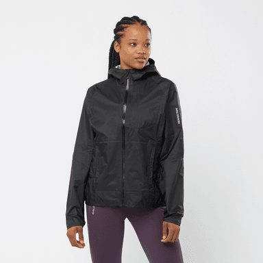 CASACA NEGRO BONATTI WATERPROOF MUJER - SALOMON