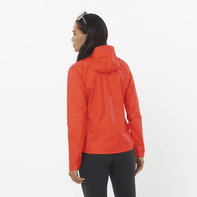 CASACA BONATTI WATERPROOF ROJO MUJER - SALOMON - 5