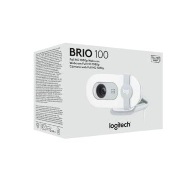 CAMARA WEB LOGITECH BRIO 100 FHD 1080P USB-A WHITE - 3