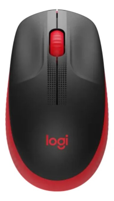 MOUSE INALAMBRICO M190 Y MOUSE PAD LOGITECH ROJO - 3
