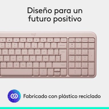 TECLADO K250 Y MOUSE M170 Y PAD MOUSE LOGITECH ROSA - 2