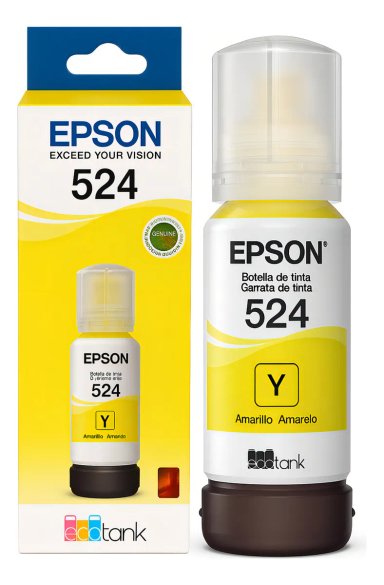PACK DE TINTAS EPSON T524 ORIGINAL PARA ECOTANK L6490 L15150 L15160 KIT CMYK - 3