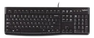TECLADO USB LOGITECH K120 CON DISEÑO RESISTENTE A SALPICADURAS - 1