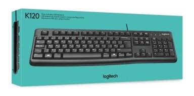 TECLADO USB LOGITECH K120 CON DISEÑO RESISTENTE A SALPICADURAS - 2