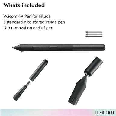 LÁPIZ WACOM LP1100K PEN 4K INCLUYE 3 PUNTAS PARA CTL4100 CTL6100 - 4
